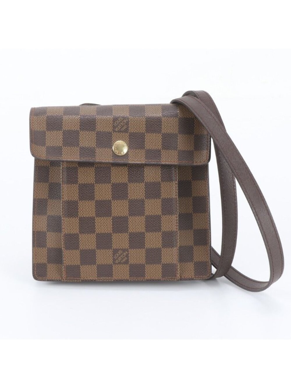 Louis Vuitton Damier Pimlico Leather Shoulder Bag